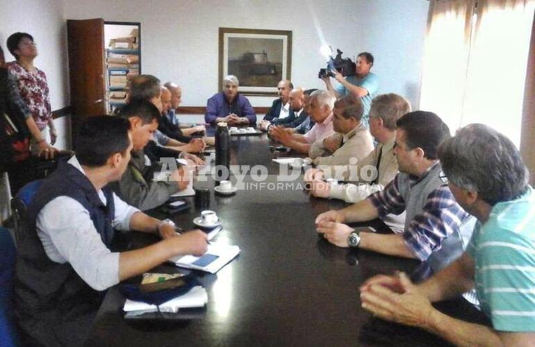 En la Sala Posta de San Martín. Este fue el lugar elegido para la reunión que se llevó a cabo este jueves.