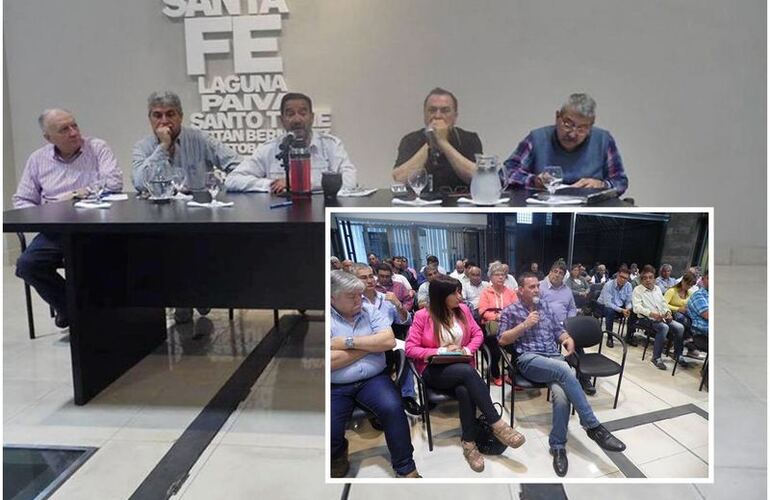 Arroyo Presente. El Secretario General del SITRAM Arroyo Seco, Sergio Gaudio, tambi&eacute;n estuvo presente durante el Plenario del d&iacute;a de la fecha.