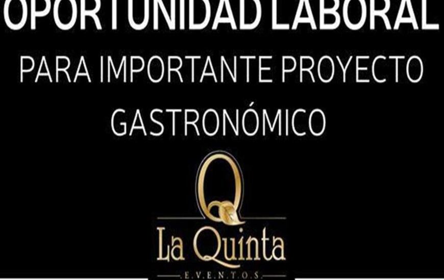 Imagen de Atenci&oacute;n!: Oportunidad laboral para importante proyecto gastron&oacute;mico