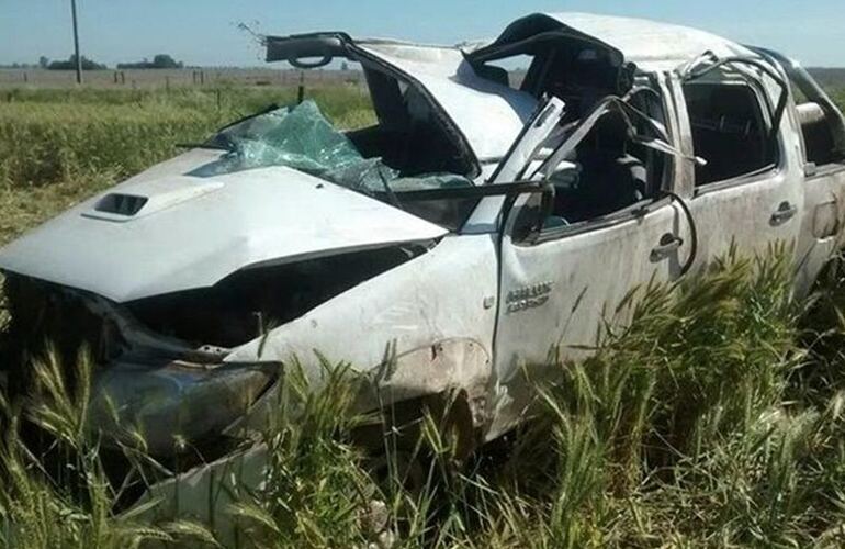 Tragedia. El hecho ocurrió este domingo a la mañana. Foto: Facebook/Renacer Regional