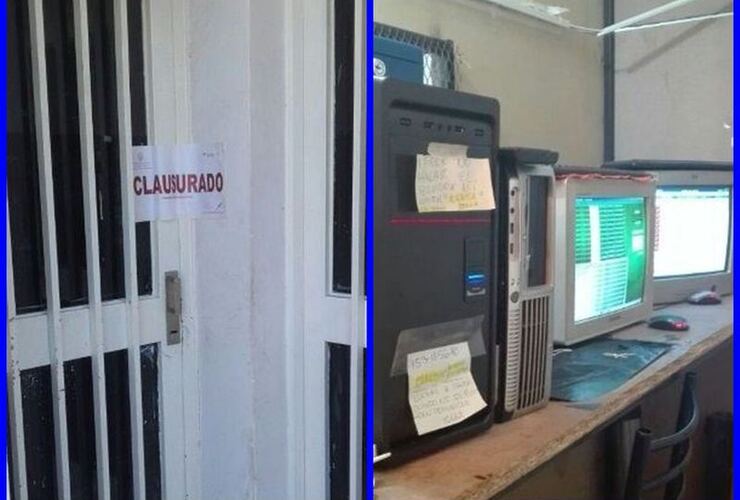 Los lugares. Imágenes de los locales allanados y clausurados. Fotos:Prensa Secretaría de Control