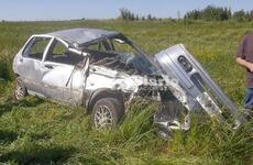 Kilómetro 268. El accidente se registró a metros del puente que cruza la autopista y que conduce al Paraje "El Ombú".