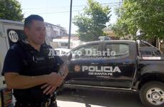 Marcelo Aranda, sub jefe del Comando Radioeléctrico de Arroyo Seco.