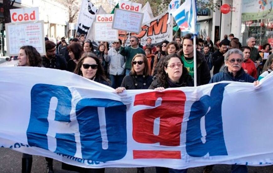 Imagen de Coad votar&aacute; este martes y mi&eacute;rcoles ratifica el paro del pr&oacute;ximo viernes