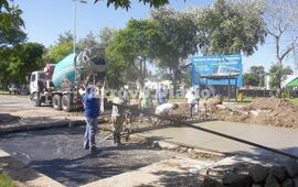 Imagen de Contin&uacute;an los trabajos en Juan B. Justo e Independencia
