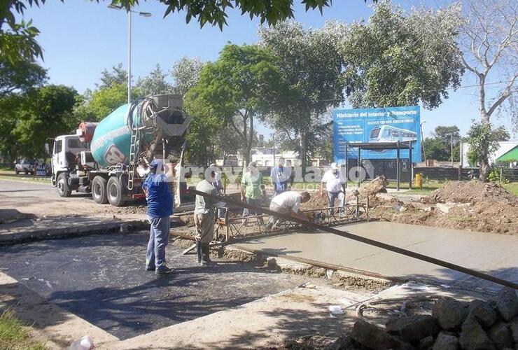 Imagen de Continúan los trabajos en Juan B. Justo e Independencia