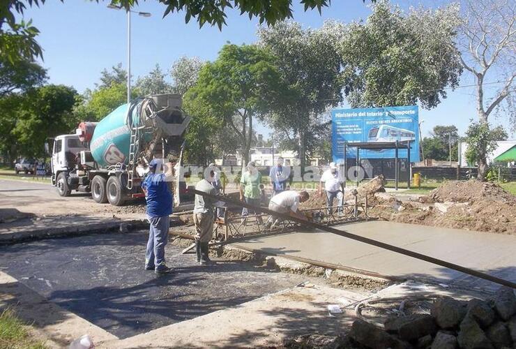 Imagen de Continúan los trabajos en Juan B. Justo e Independencia