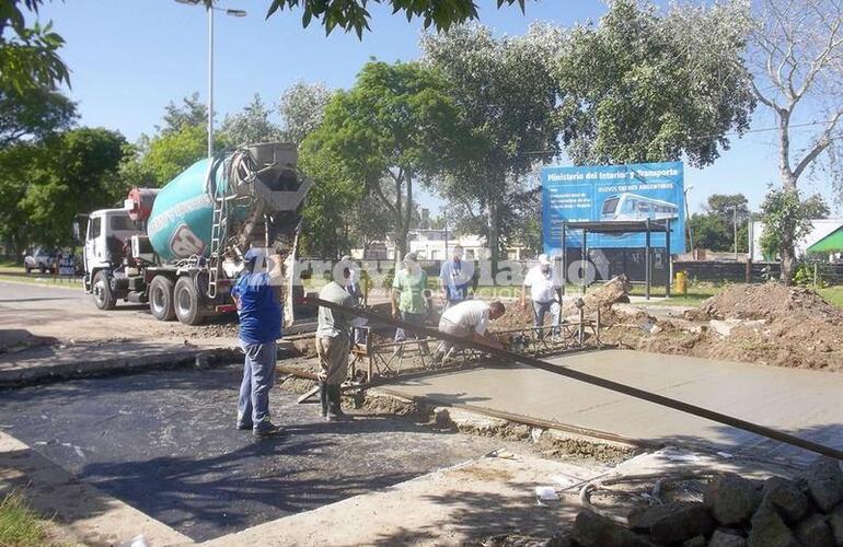 Imagen de Continúan los trabajos en Juan B. Justo e Independencia