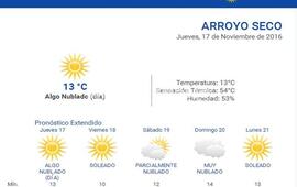 Las 24 horas. Consultá el pronóstico en nuestro portal durante las 24 horas del día. Ingresá a www.arroyodiario.com.ar