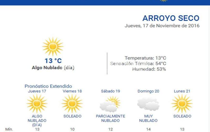 Las 24 horas. Consultá el pronóstico en nuestro portal durante las 24 horas del día. Ingresá a www.arroyodiario.com.ar
