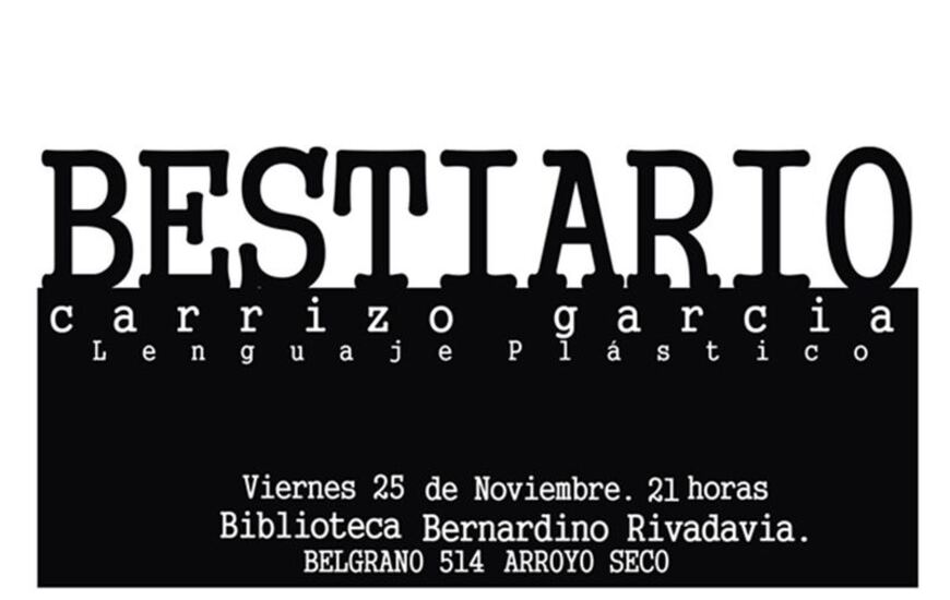 Imagen de Invitación a la Muestra "Bestiario"