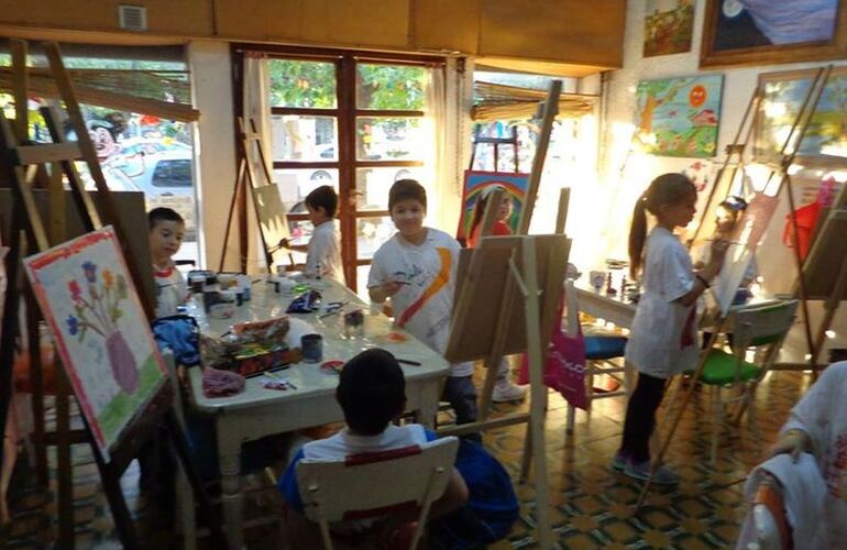 Con todo. As&iacute; se preparaban los chicos estos d&iacute;as para lo que ser&aacute; el evento del domingo. Foto: Facebook