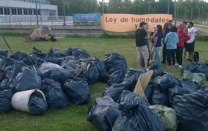 Imagen de In&eacute;dito: voluntarios limpiaron el Paran&aacute;