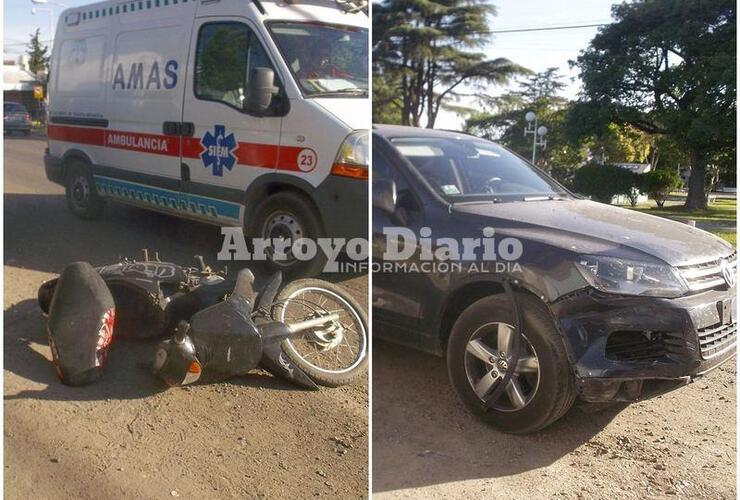 Imágenes del primer accidente en Intendente Costantini al 300