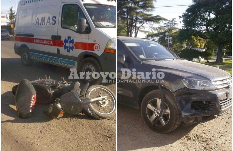 Im&aacute;genes del primer accidente en Intendente Costantini al 300