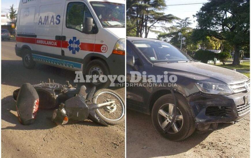Im&aacute;genes del primer accidente en Intendente Costantini al 300