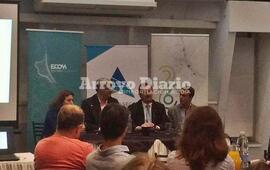 Anfitri&oacute;n. El intendente Nizar Esper tuvo su momento durante la apertura de la actividad.