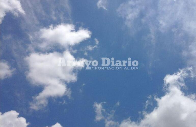 Este mediod&iacute;a. El cielo pintaba celeste anticip&aacute;ndonos una linda tarde.