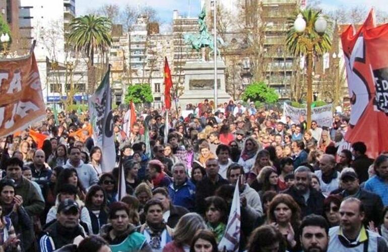 El acto se desarrollará este martes a las 10 frente a la sede de Gobernación. Foto: Amsafé Rosario