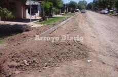 Esperada. Las obras de cordón cuneta son esperadas en el barrio desde hace tiempo.