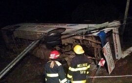 Los chicos regresaban a Carlos Paz desde Tanti.