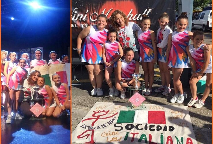 Imagen de Gran logro: Alumnas de la Escuela Aeróbica salieron Campeonas