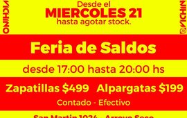 Imagen de VICHINO invita a la Feria de Saldos