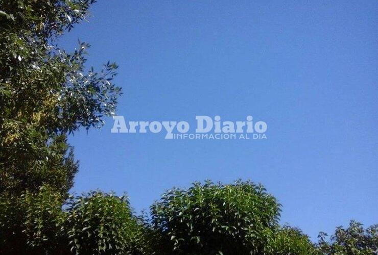 Imagen de Otro d&iacute;a con cielo celeste y altas temperaturas