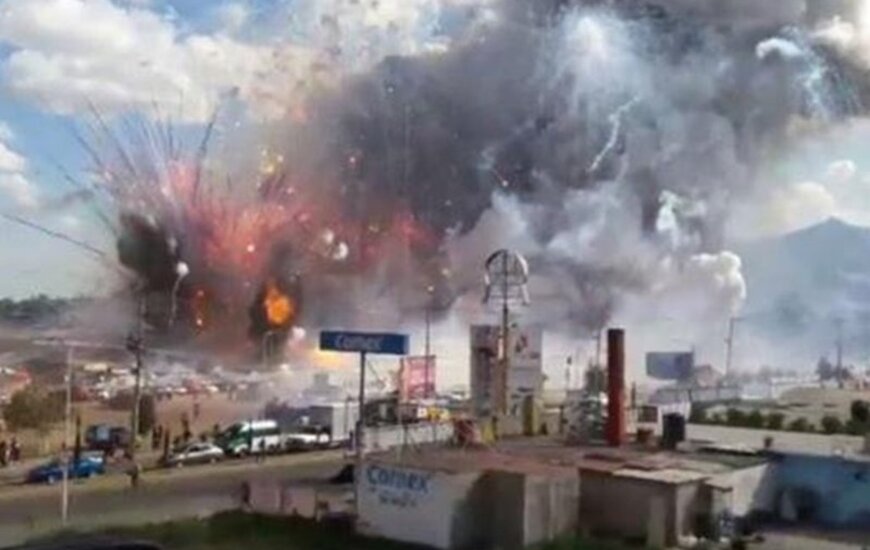 Imagen de Al menos 29 muertos y 70 heridos al estallar una f&aacute;brica de pirotecnia en M&eacute;xico