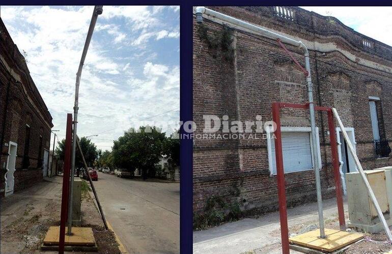 Humberto Primo al 500. La nueva toma de agua está ubicada por calle Humberto Primo casi Mansueto Maiorano.