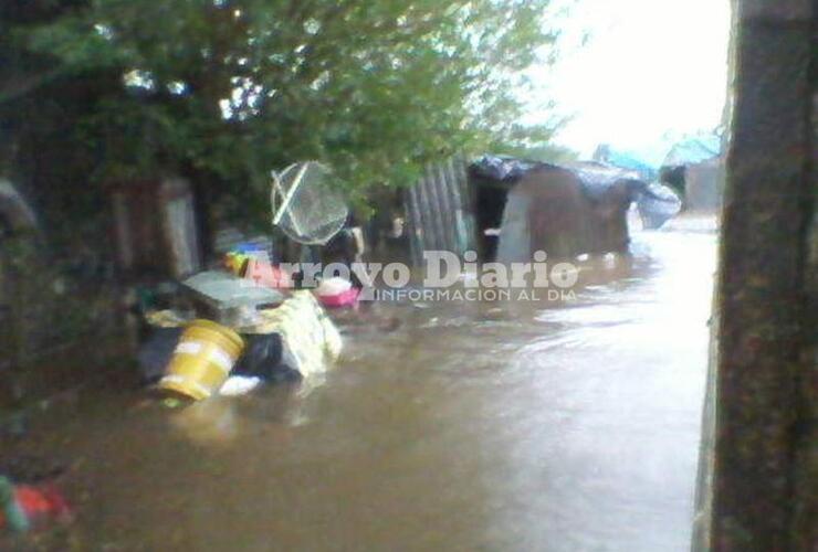 El panorama en el Paraje El Ombú es complicado