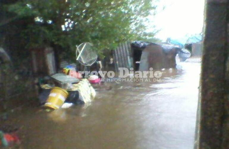 El panorama en el Paraje El Ombú es complicado