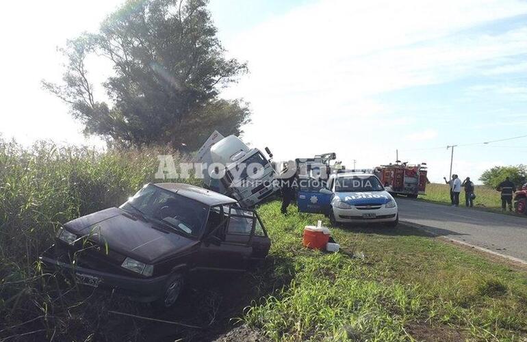 Imagen de Sobre Ruta 21: Otros dos accidentes y casi en simultáneo