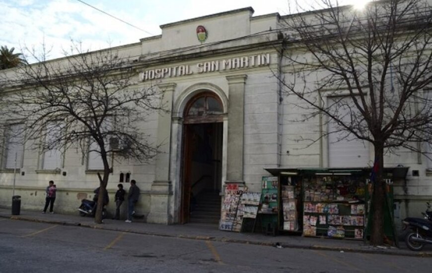El hospital San Martín de Paraná, donde fue atendida la víctima