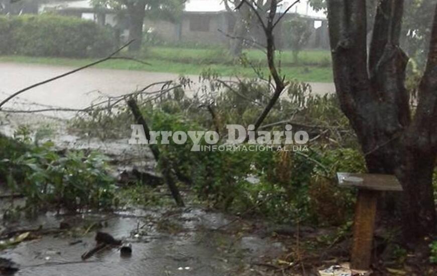 El Omb&uacute;: uno de los barrios mas castigados por las inundaciones.
