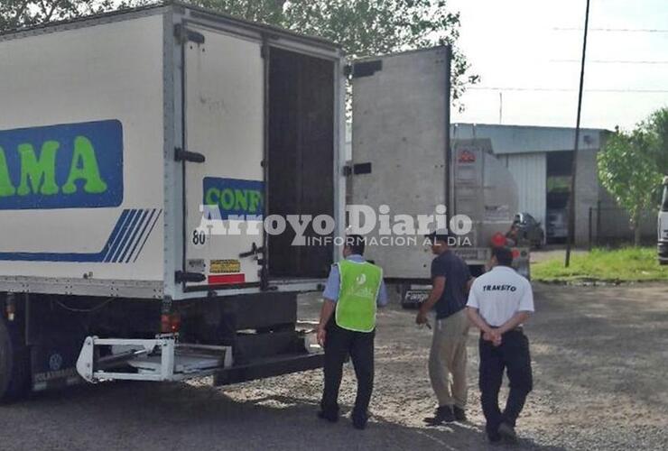 En el acceso. El operativo se realizó en el acceso por autopista. Es decir, en uno de los ingresos principales a la ciudad.