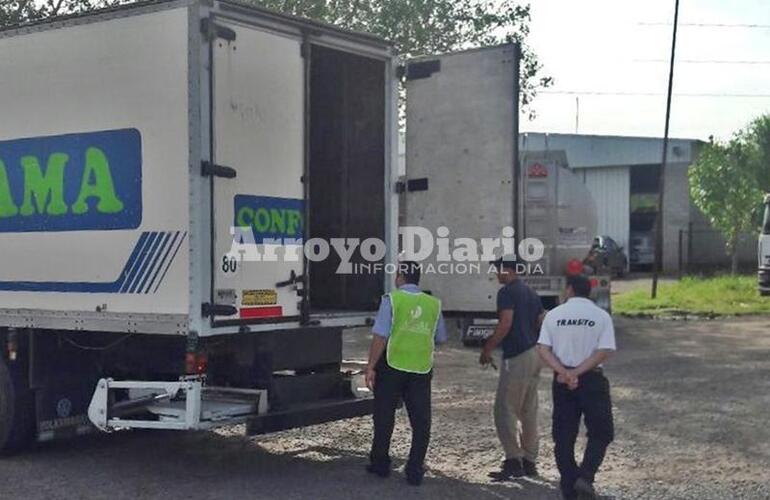 En el acceso. El operativo se realizó en el acceso por autopista. Es decir, en uno de los ingresos principales a la ciudad.