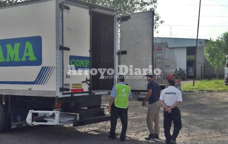 En el acceso. El operativo se realizó en el acceso por autopista. Es decir, en uno de los ingresos principales a la ciudad.