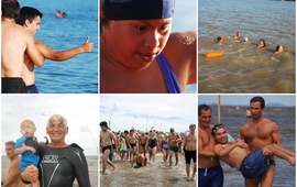 Imagen de LOS TIBURONES arrancaron con los entrenamientos en el R&iacute;o Paran&aacute; en vistas de la experiencia de nado que se realizar&aacute; en marzo