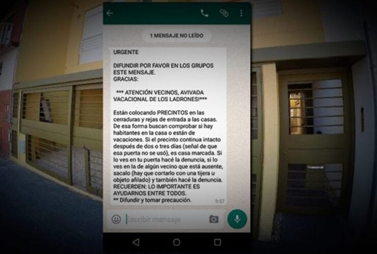 Imagen de Alerta por una nueva modalidad para robar casas en vacaciones