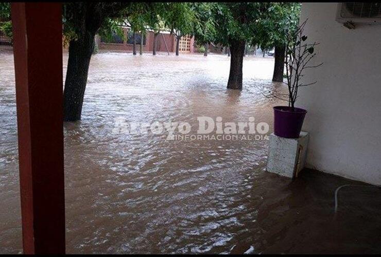 Imagen de Ya entró el agua, es un desastre todo