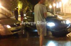 Imagen de Choque de dos autos en el centro