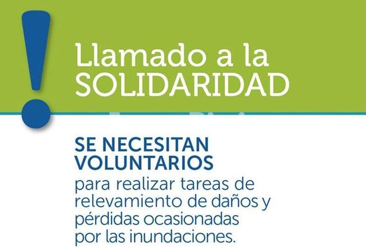 Imagen de Temporal en Arroyo Seco: Se necesitan voluntarios, se apela a la solidaridad de la población