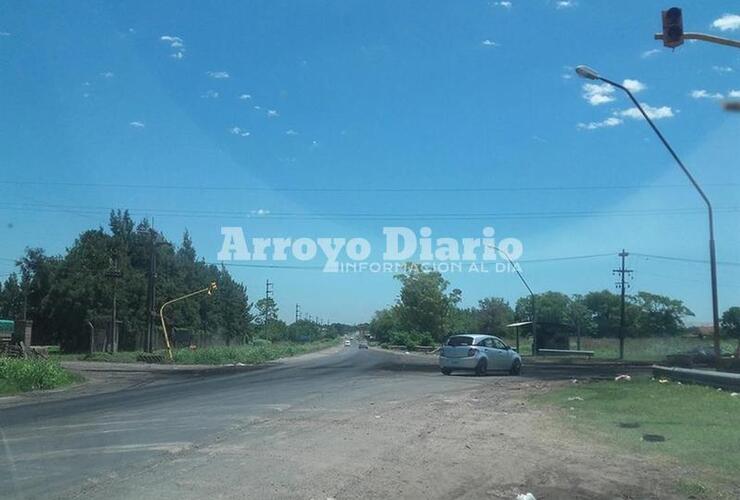 Despejado. Ruta 21 tras el corte que duró casi 24 horas.