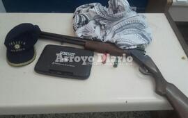 Elementos recuperados tras la pesquisa.