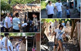 Imagen de La C&aacute;mpora presente en los barrios tras el temporal