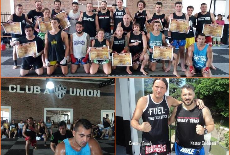 Imagen de EL Kick Boxing tuvo actividad para el ascenso de Cinturones en Unión