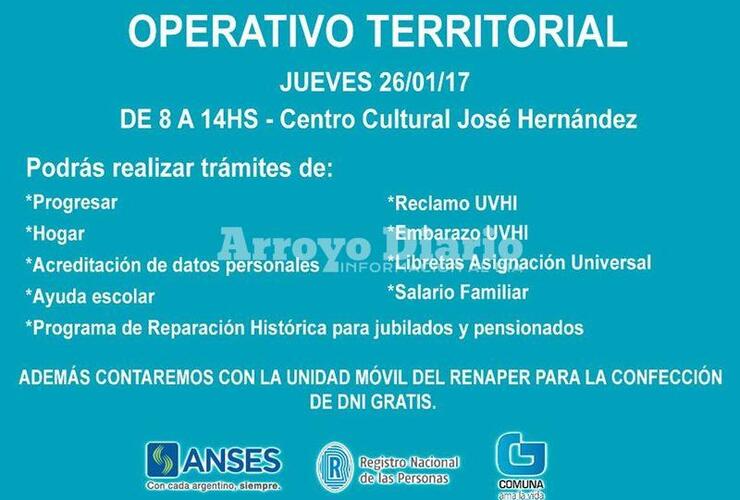 Imagen de Operativo de ANSES y RENAPER en General Lagos