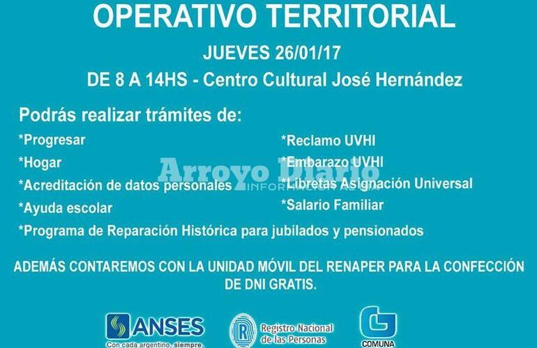 Imagen de Operativo de ANSES y RENAPER en General Lagos