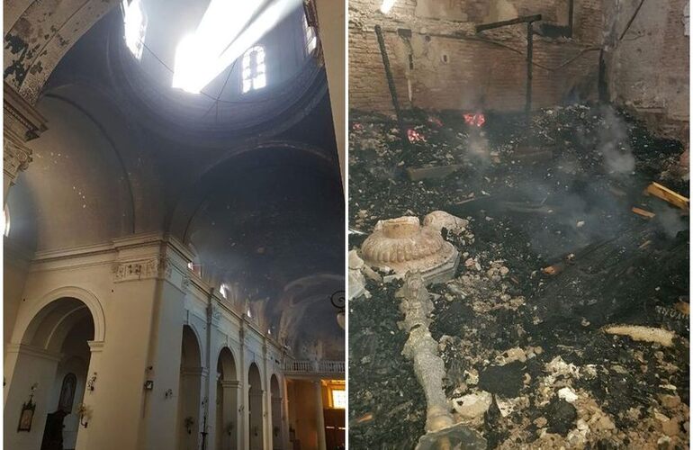 Imagen de Así quedó la catedral de San Nicolás tras el incendio